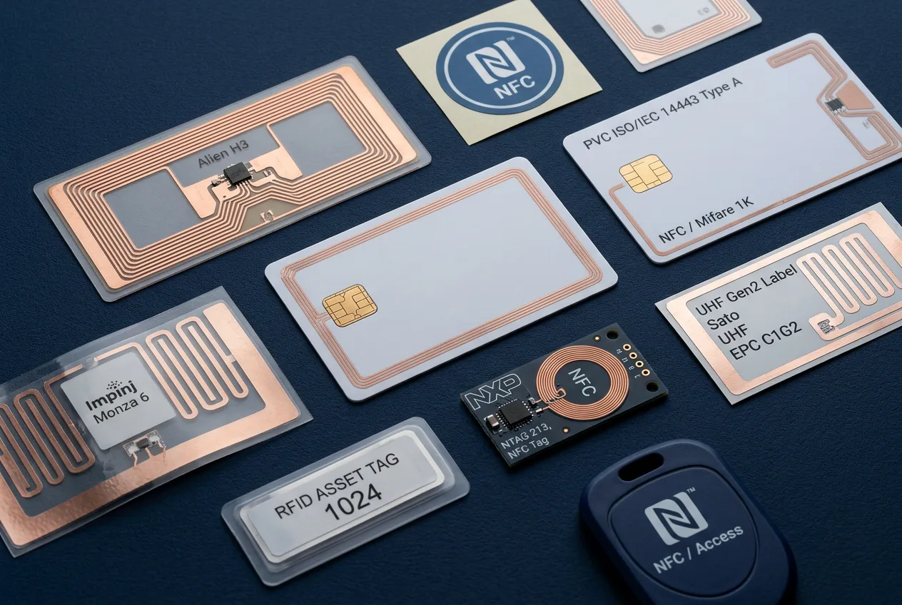 RFID Tags, NFC Tags, Stickers & RFID Readers